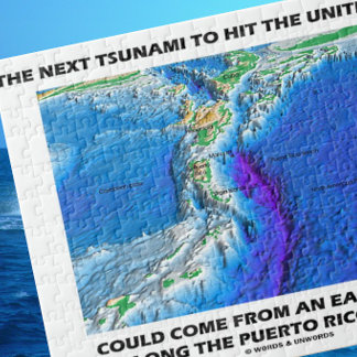 Tsunami Puerto Rico Trench (Plate Tectonics Earth) Jigsaw Puzzle