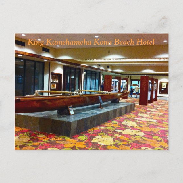 Tsunami site: King Kamehameha Kona Beach hotel Postcard (Front)
