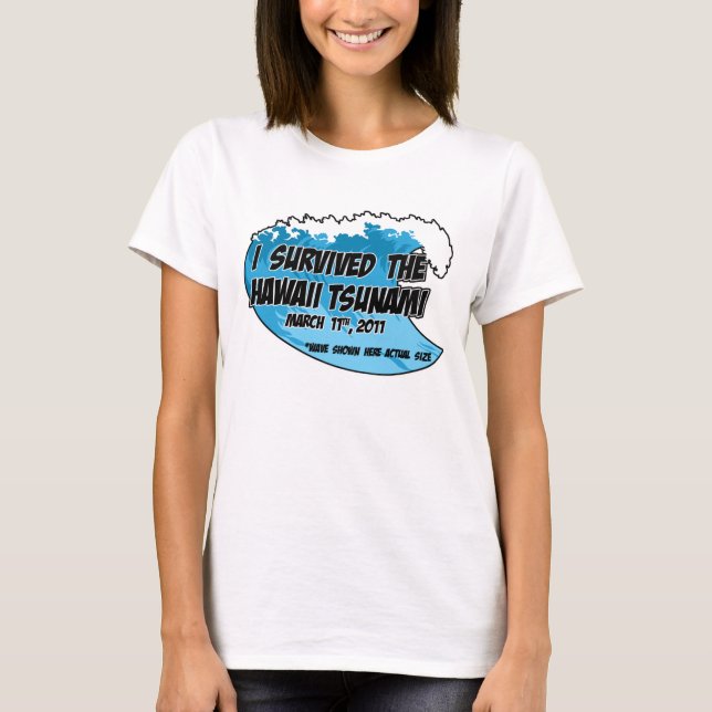 Tsunami Survivor T-Shirt (Front)