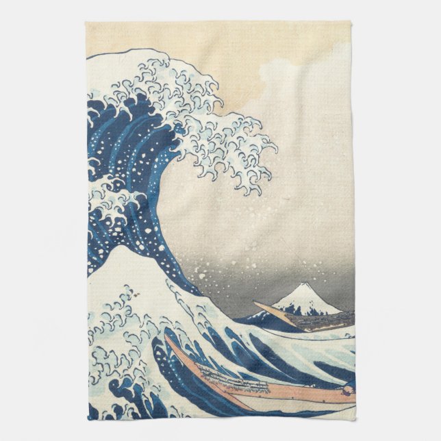 Tsunami Tea Towel (Vertical)