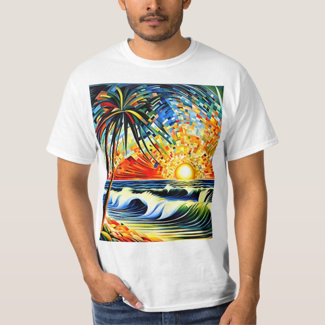Tsunami wave 6 T-Shirt (Front)