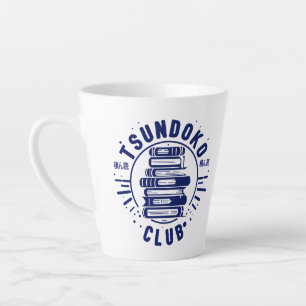 Tsundoku Club Book Lovers Bibliophile Booktok  Latte Mug