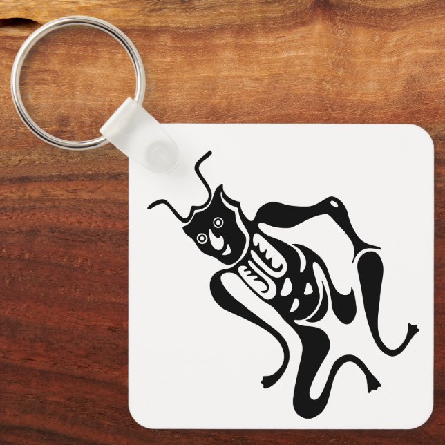 Tsuno-daishi Protection Symbol-01 Key Ring (Front)