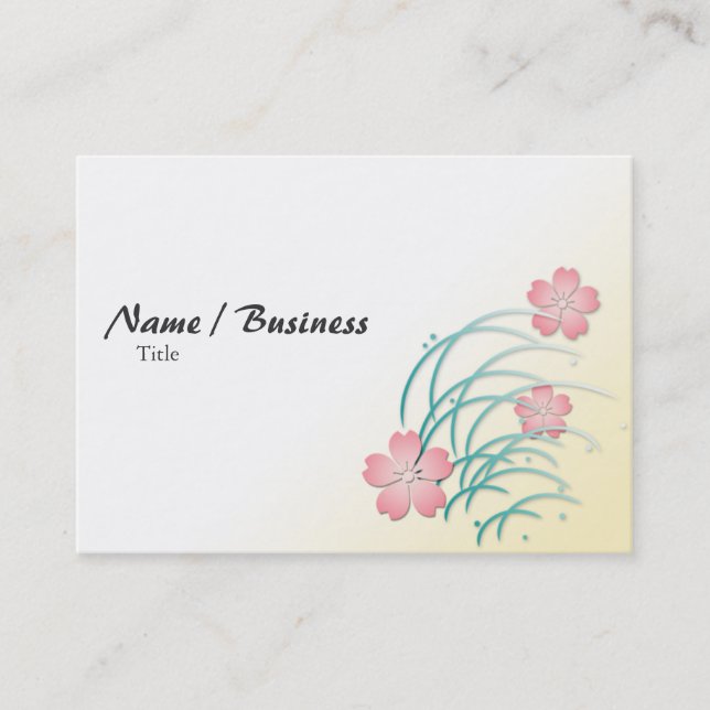 Tsuyushiba Sakura Business Card (Front)