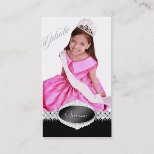 TT-Diamond Bliss Beauty Pageant Photo Card