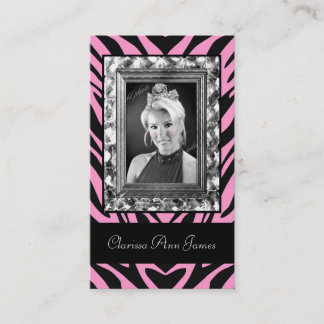 TT-Jewelled Frame Beauty Pageant Card