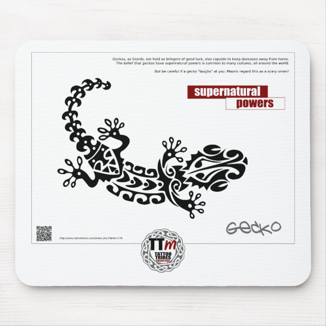 TT Meanings - GECKO Mouse Mat (Front)
