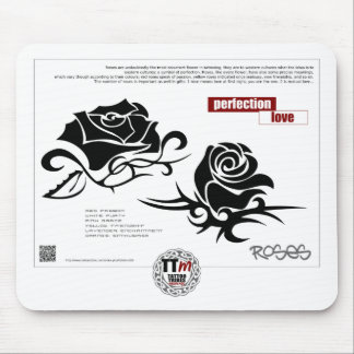 TT Meanings - ROSES Mouse Mat