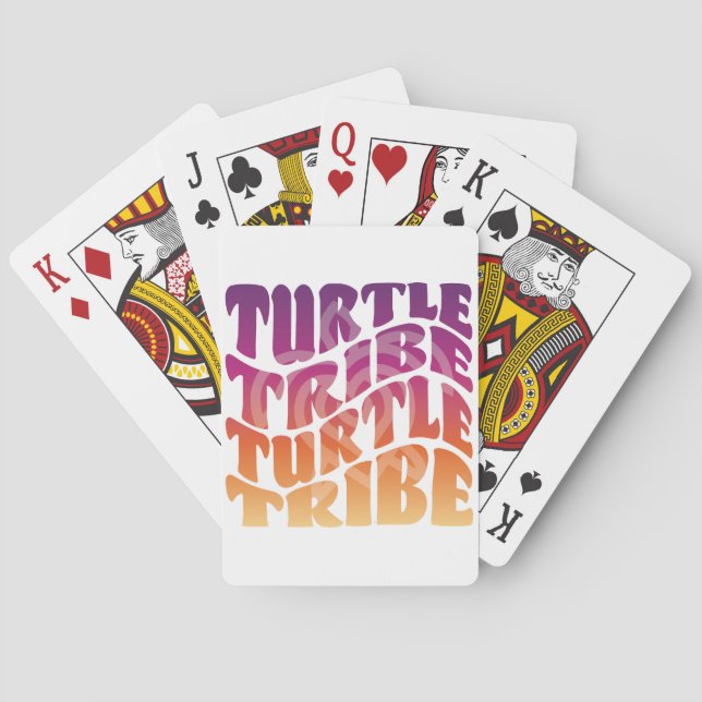 TT wavy playing cards (Back)