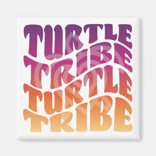 TT wavy square magnet (Front)