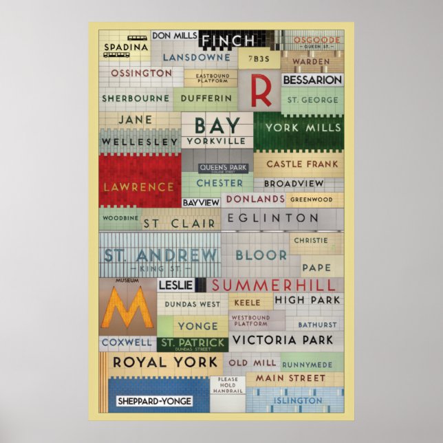 TTC - Found Type Stations Poster (Front)