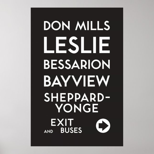 TTC - Sheppard Don Mills Poster (Front)