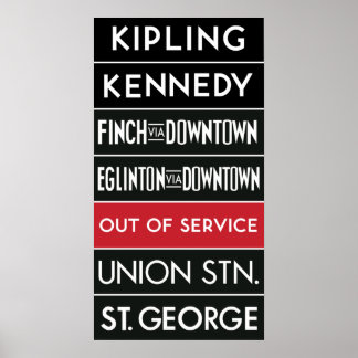 TTC Subway Destination Sign v2