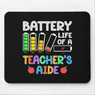 Ttery Life Of A Teacher Aide Istant Para Ck To Sch Mouse Mat