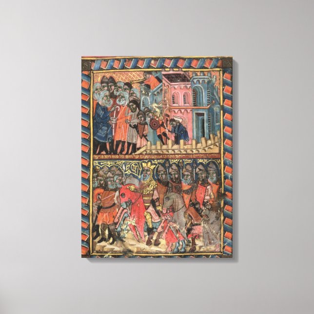 TtoB The Israelites leaving Egypt Canvas Print (Front)