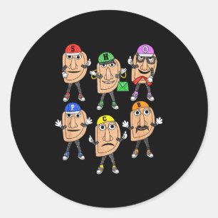 Ttsburgh Erogies Funny Meme  Classic Round Sticker