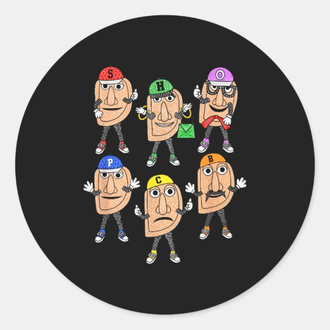 Ttsburgh Erogies Funny Meme  Classic Round Sticker (Front)