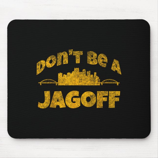Ttsburgh Jagoff Yinz Funny Yinzer Steel City 412 H Mouse Mat (Front)