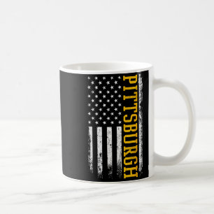 Ttsburgh Usa Flag Patriotic American From Ttsburgh Coffee Mug