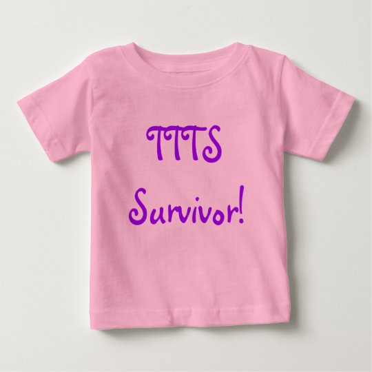 TTTS Survivor infant short Baby T-Shirt