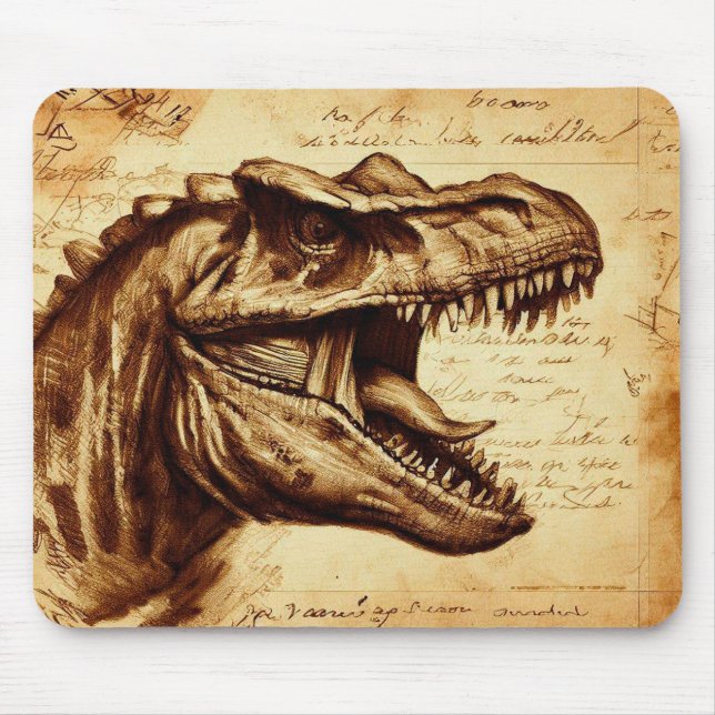 Ttyrannosaurus Mouse Mat (Front)