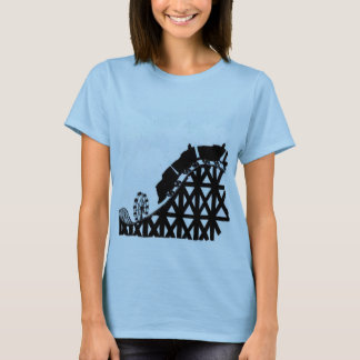 Tu amor está como la montaña rusa, bebé. T-Shirt