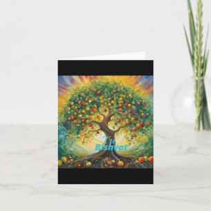 Tu Bishvat Happy New Year For Trees Card