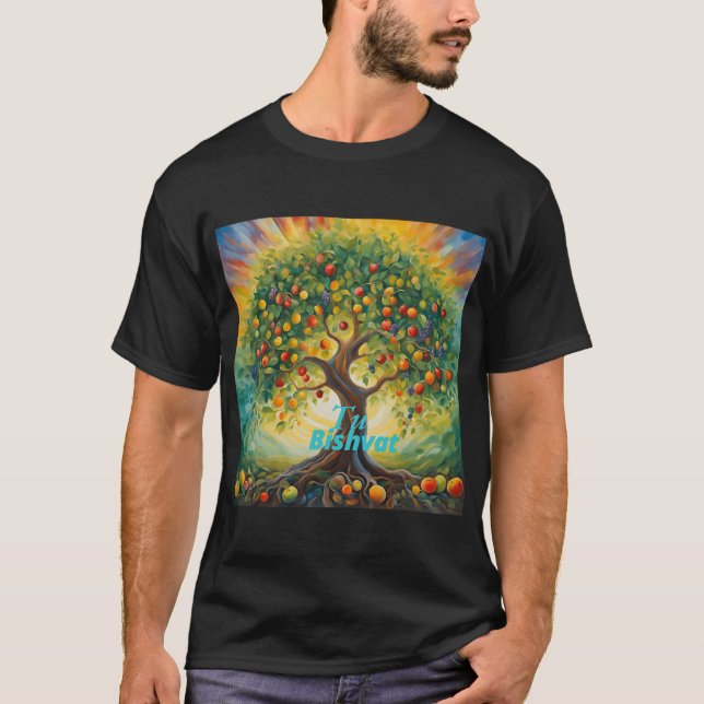 Tu Bishvat Happy New Year For Trees  T-Shirt (Front)