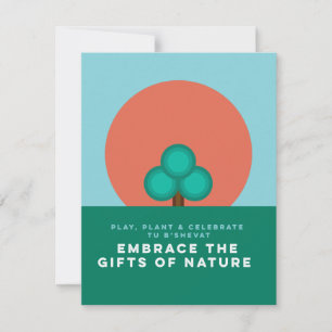 Tu B'Shevat Embrace The Gifts Of Nature Holiday Card