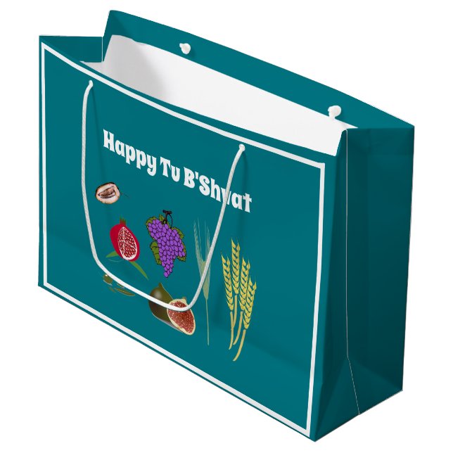 Tu B'Shvat Large Gift Bag (Front Angled)