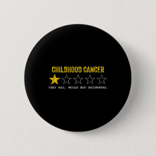 Tu Childhood Cancer Awareness Month Costume Ribbon 6 Cm Round Badge