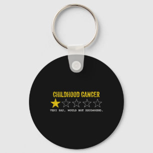 Tu Childhood Cancer Awareness Month Costume Ribbon Key Ring