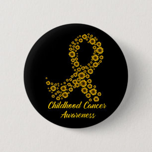 Tu Childhood Cancer Awareness Month Costume Yellow 6 Cm Round Badge