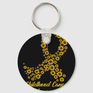 Tu Childhood Cancer Awareness Month Costume Yellow Key Ring