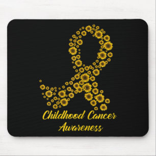 Tu Childhood Cancer Awareness Month Costume Yellow Mouse Mat