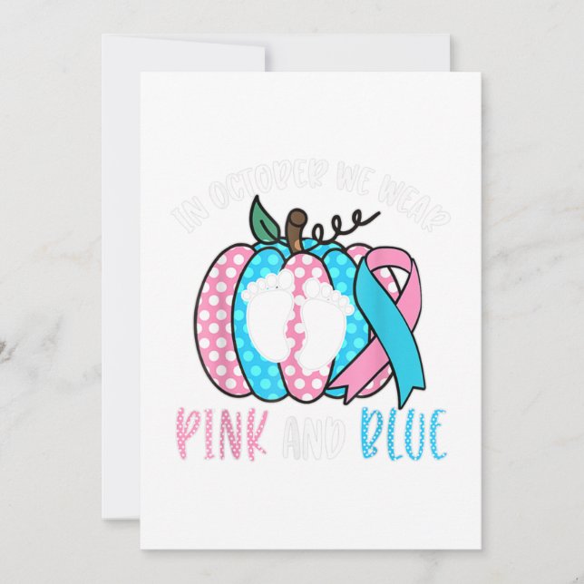 Tu Pregnancy And Infant Loss Awareness Costume Pum Announcement (Front)