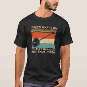 Tu Vintage Banjo Players Costume Musician Instrume T-Shirt