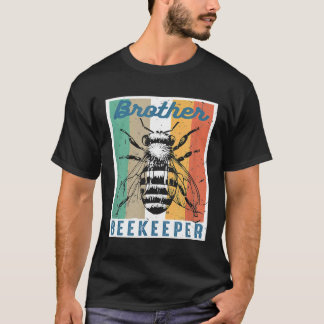 Tu Vintage Brother Beekeeper Beekeeping Family Mat T-Shirt