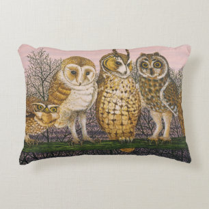Tu-whit Tu-whooing Decorative Cushion