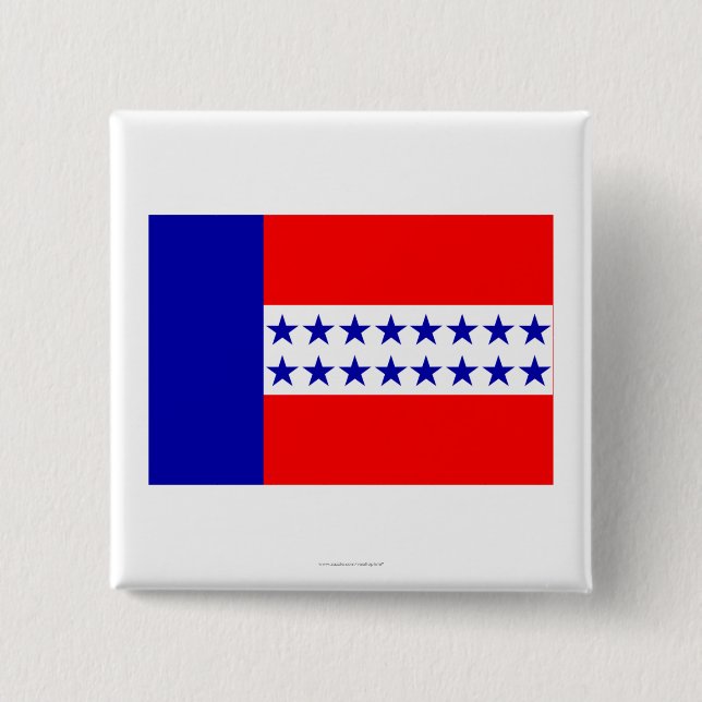 Tuamotu Islands Flag 15 Cm Square Badge (Front)