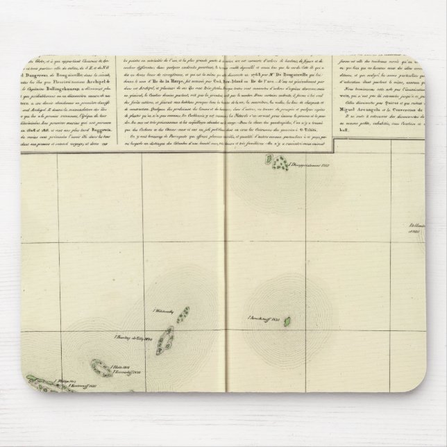 Tuamotu Islands Oceania no 43 Mouse Mat (Front)