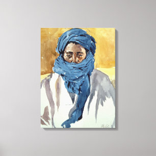Tuareg Tribesman Timbuctoo 1991 Canvas Print