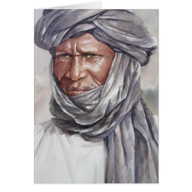 Tuareg Turbaned Man (Front)
