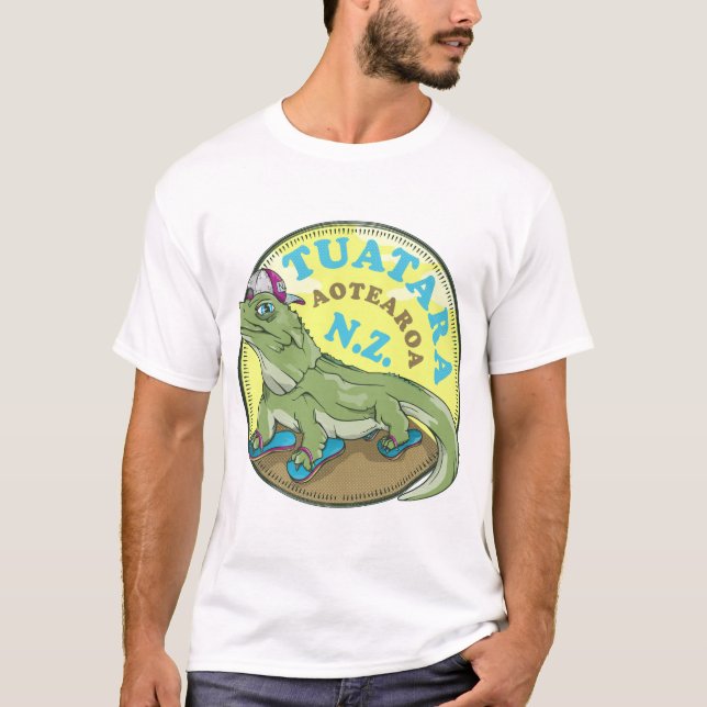 Tuatara New Zealand T-Shirt (Front)