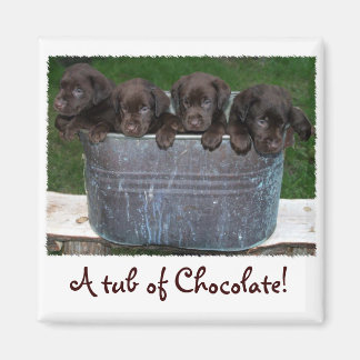 Tub of Chocolate magnet