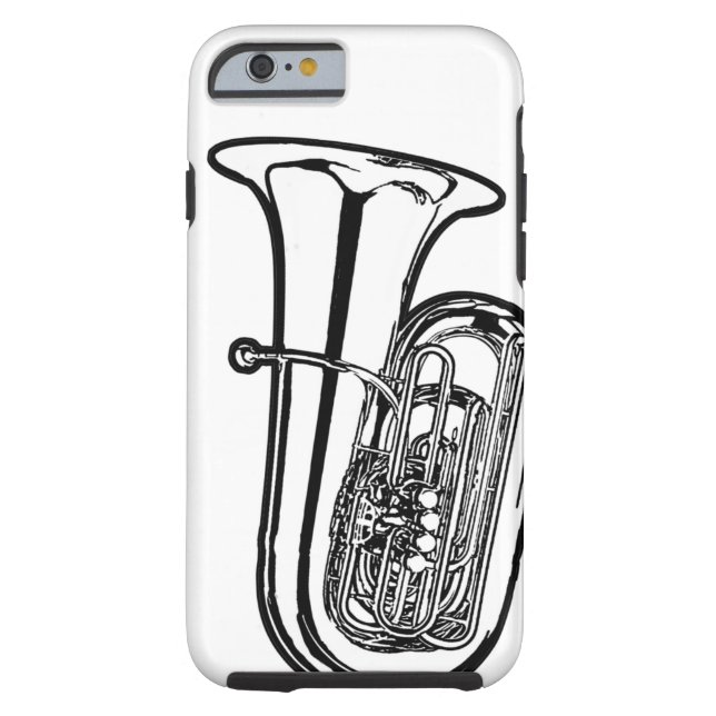 Tuba Adorned iPhone 6 case (Back)