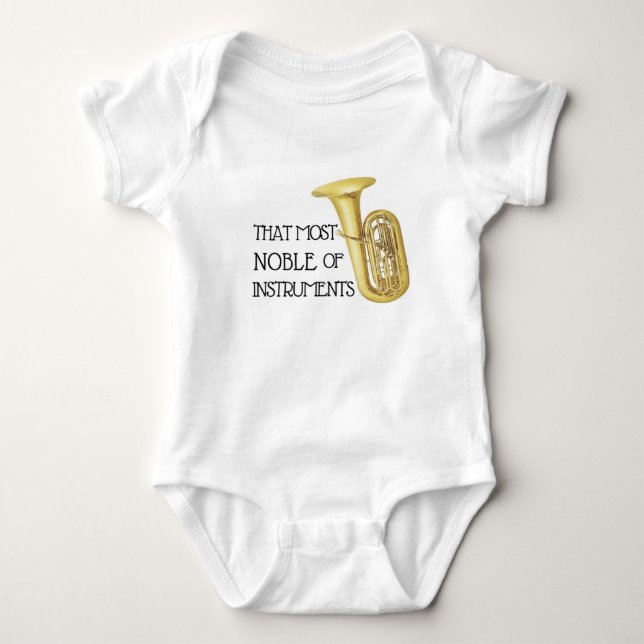 Tuba Baby Bodysuit (Front)