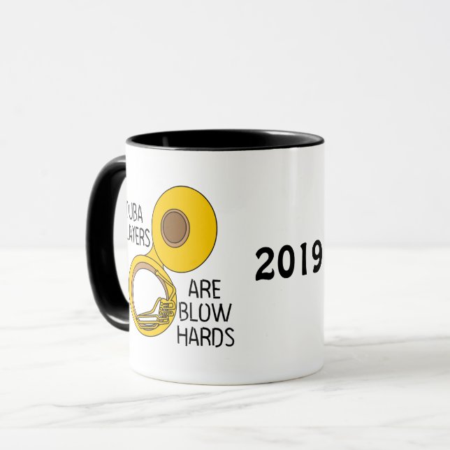 Tuba Blow Hards Mug (Front Left)