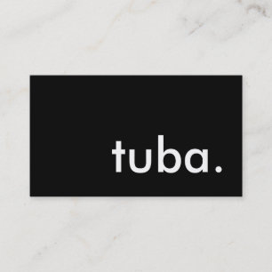 tuba. business card