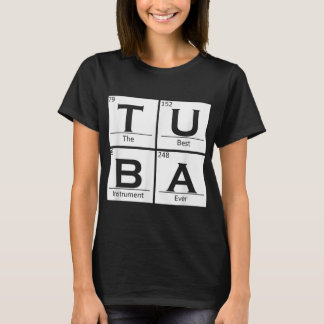 Tuba Chemistry Elements Tubist Jazz Music Tuba Pla T-Shirt